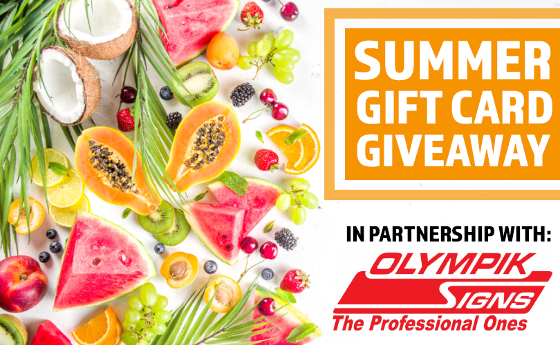 Gift Card Giveaway Olympik Signs