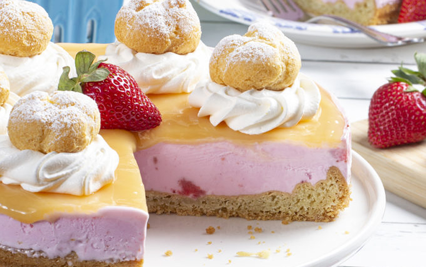 Strawberry-Lemon Ice Cream Tart - Tonys Fresh Market